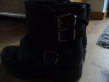 Stiefeletten schwarz Gr.40 mit