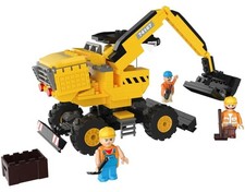 Playtive Clippys Set M Spiel Bausteine  Bagger 275 tlg 