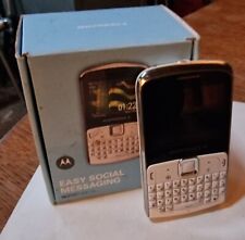 Motorola Moto EX112 - Weiß (Ohne-Simlock) Handy Top Zustand in OVP