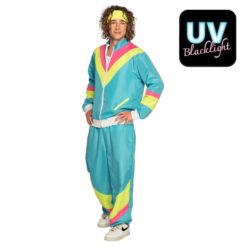 Herren 80er jahre blau muschel - herren,