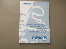 Yamaha PW 80 (P) Handbuch Wartungsanleitung Fahrerhandbuch Buch 3RV-28199-8B