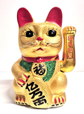 Große Winkekatze Maneki Neko