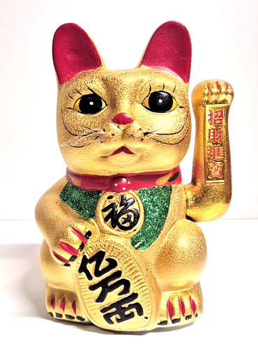 Große winkekatze maneki neko - große,