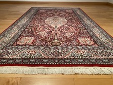 6281 "GEWASCHEN" Handgeknüpfter Paki Ghom  230x140 Orientteppich Carpet Tappeto
