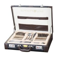 Besteckset Koffer 72tlg Elegantes Design x12 Personen Besteckservice Edelstahl