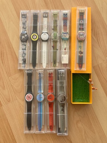 10x vintage swatch konvolut - vintage,