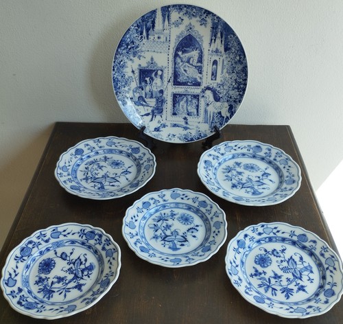 Meissen porzellan wandteller - meissen,