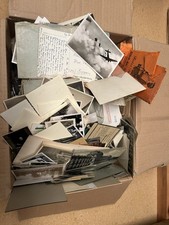 Konvolut Alte Briefe WK Postkarten Bilder Ansichtskarten 1 Karton Unsortiert