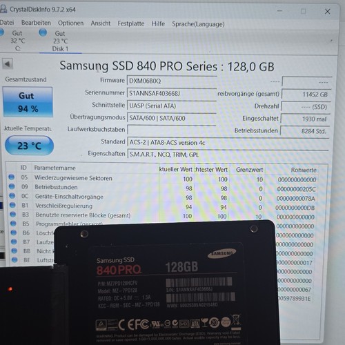 Samsung 840 pro 128gb - samsung,