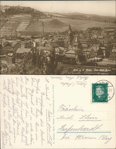 Ansichtskarte kirn von - ansichtskarte,