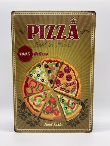 Blechschild pizza 20x30cm - blechschild,