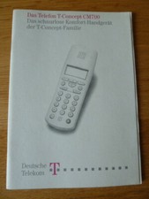 Bedienungsanleitung Handbuch für das Telefon T-Concept CM700 von Telekom