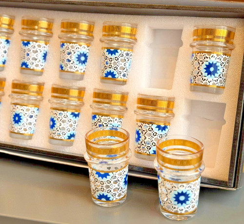 Marokkanisches glas 12er - glas, set