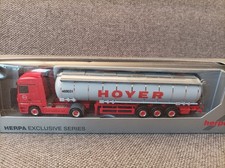Herpa Werbemodell H0 1:87 in OVP; 294096 MB Actros LH ´08 Tank-Sattelzug "Hoyer"
