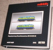 Märklin 88789 Doppelpackung Diesellokomotiven BR 218, DB AG     NEU/OVP