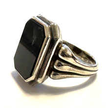 Antiker Herrenring Silberring