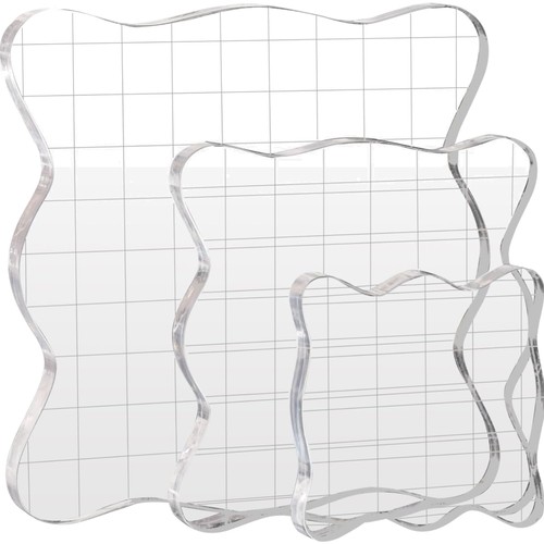 Acrylstempelblock set stück - acrylstempelblock, 3