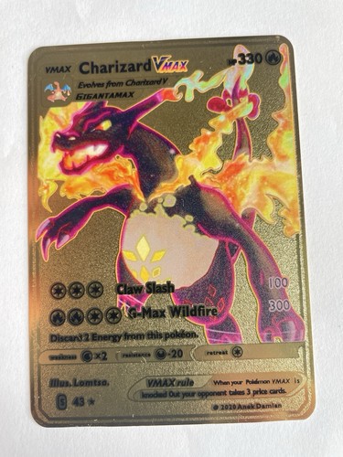 Charizard pokemon metall - pokemon, karte