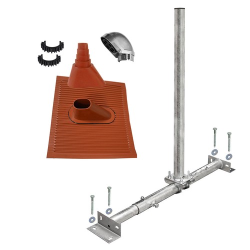 Dachsparrenmasthalter - , 1m