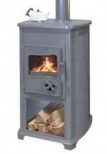 EEK A+ Kaminofen Bella grau