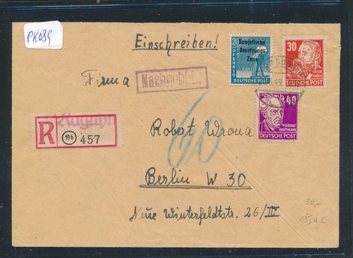 Pk089 postkrieg ddr 1949 - pk089),