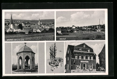 Sohren ortsansicht - ak,