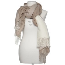 Schal, Damen, Beige/Weiß, 168