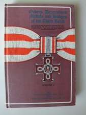 Orders, Decorations, Medals and Badges of the Third Reich, Vol. 2 (RJ Bender)