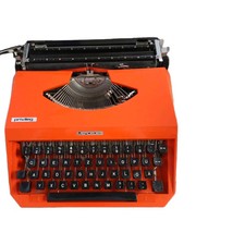 Schreibmaschine Privileg Mercedes Orange Rare