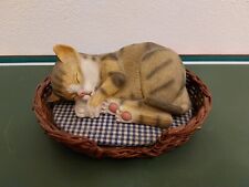 Spardose MF Design Katze mit Katzenkorb ohne Schlüssel Dekoration