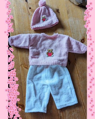 Gestrickte puppenpullover - puppenpullover, /