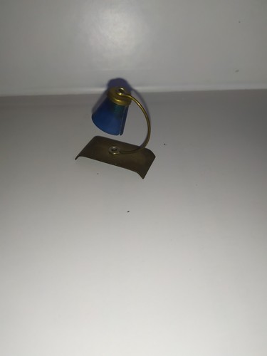 Alte metall tischlampe um - alte,