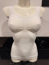 Schlankstütz Mieder Top Weiß