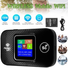 Mobile WLAN Router Wireless 4G LTE Hotspot 150 Mbit/s WiFi Portable Broadband DE