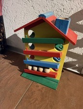 Kugelbahn Holz Murmelbahn Holzkugelbahn Motorikspielzeug - Alt