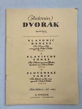 Noten .  Dvorak. Opus 46. Vol. II. Slavische Tänze.   Piano solo.