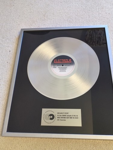 Platin für das album deep - das,