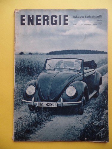 Energie 1939 heft - energie,