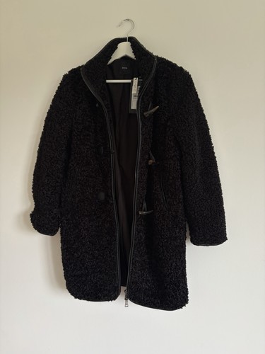Schwarzer teddymantel von zero - von,