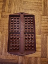 TUPPERWARE Silikon-Backform für 4 Waffeln Farbe: braun Gebraucht 