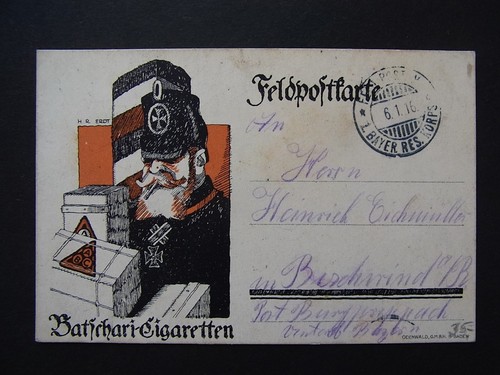 Feldpostkarte batschari - wk, i