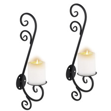 Wandkerzenhalter Metall 2