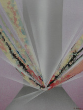 Ölgemälde abstraktes Farbenspiel signiert Dekoration Büro Praxis 59,5x69,5cm