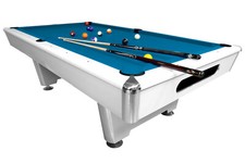 POOL Billard Poolbillard Triumph 7 oder 8 ft weiß Billardtisch Schiefer