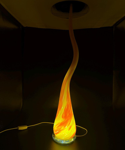 Glasflamme 50cm orange gelb - orange,