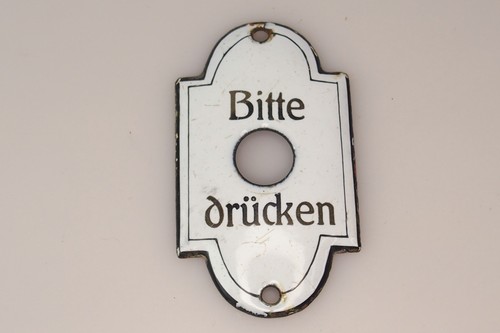 Orig altes emailschild - altes,