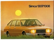 Chrysler Simca 1307 & 1308 1976-1977 Dutch Market Prospekt GLS, S & GT Alpine