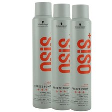 Schwarzkopf Osis Freeze Pump 3 x 200 ml Haarspray Set
