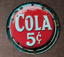 Blechschild Coca Cola 5 Cent