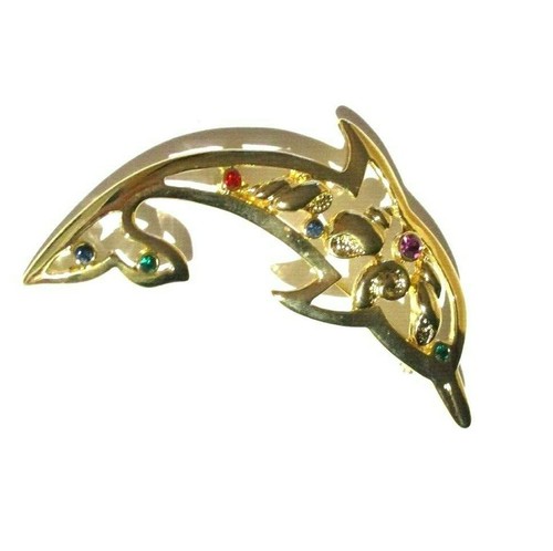 Delphin strass brosche delfin - strass,